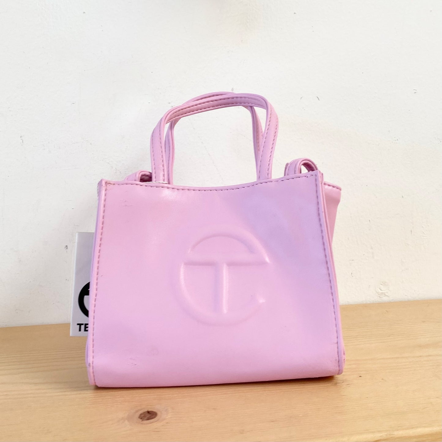 Telfar Small Shopper Bag in Bubblegum