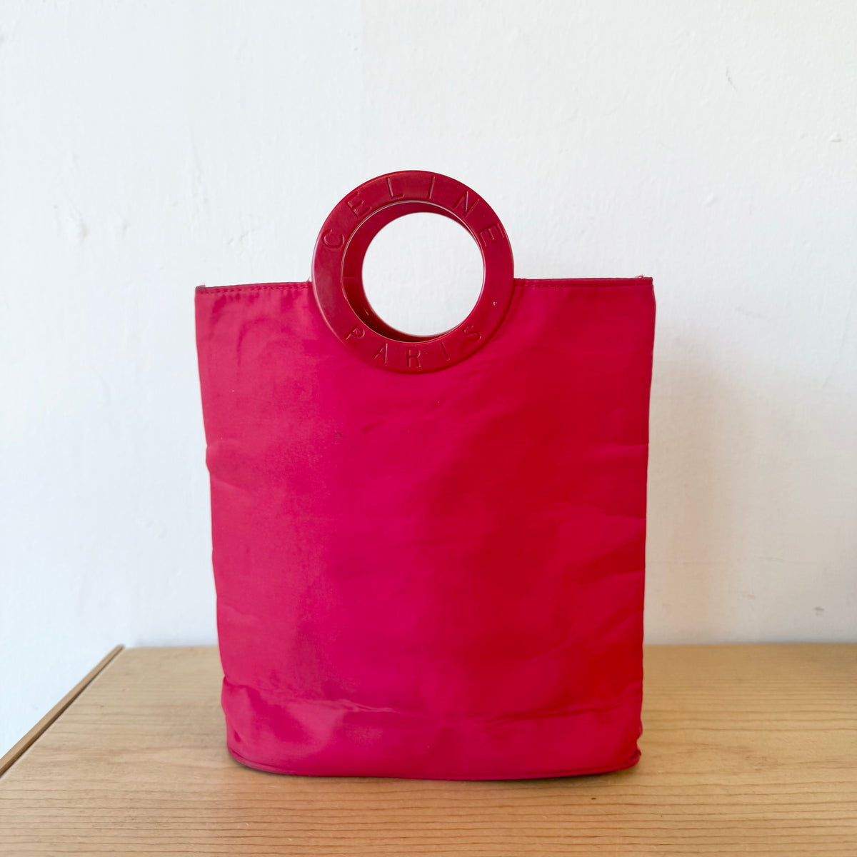 Celine Paris Nylon Mini Handbag