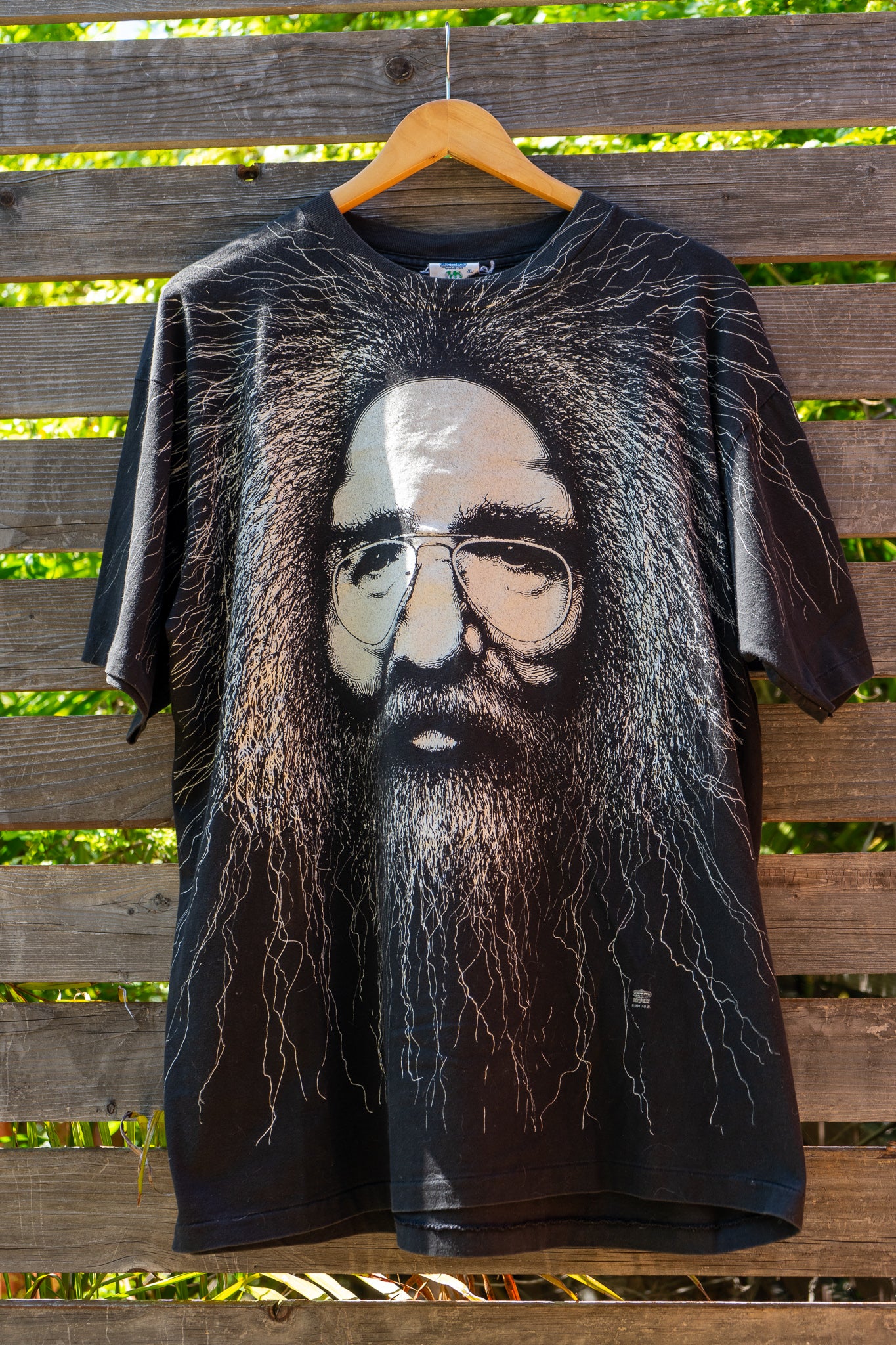 Vintage Jerry Garcia Band Shirt XL 1993 All Over Print