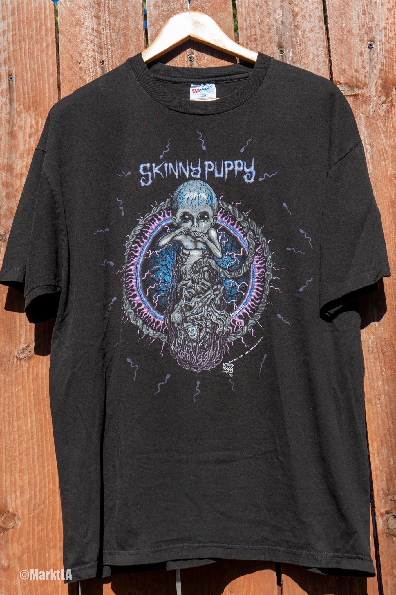 Vintage 90s Skinny Puppy Tweak Baby Tee