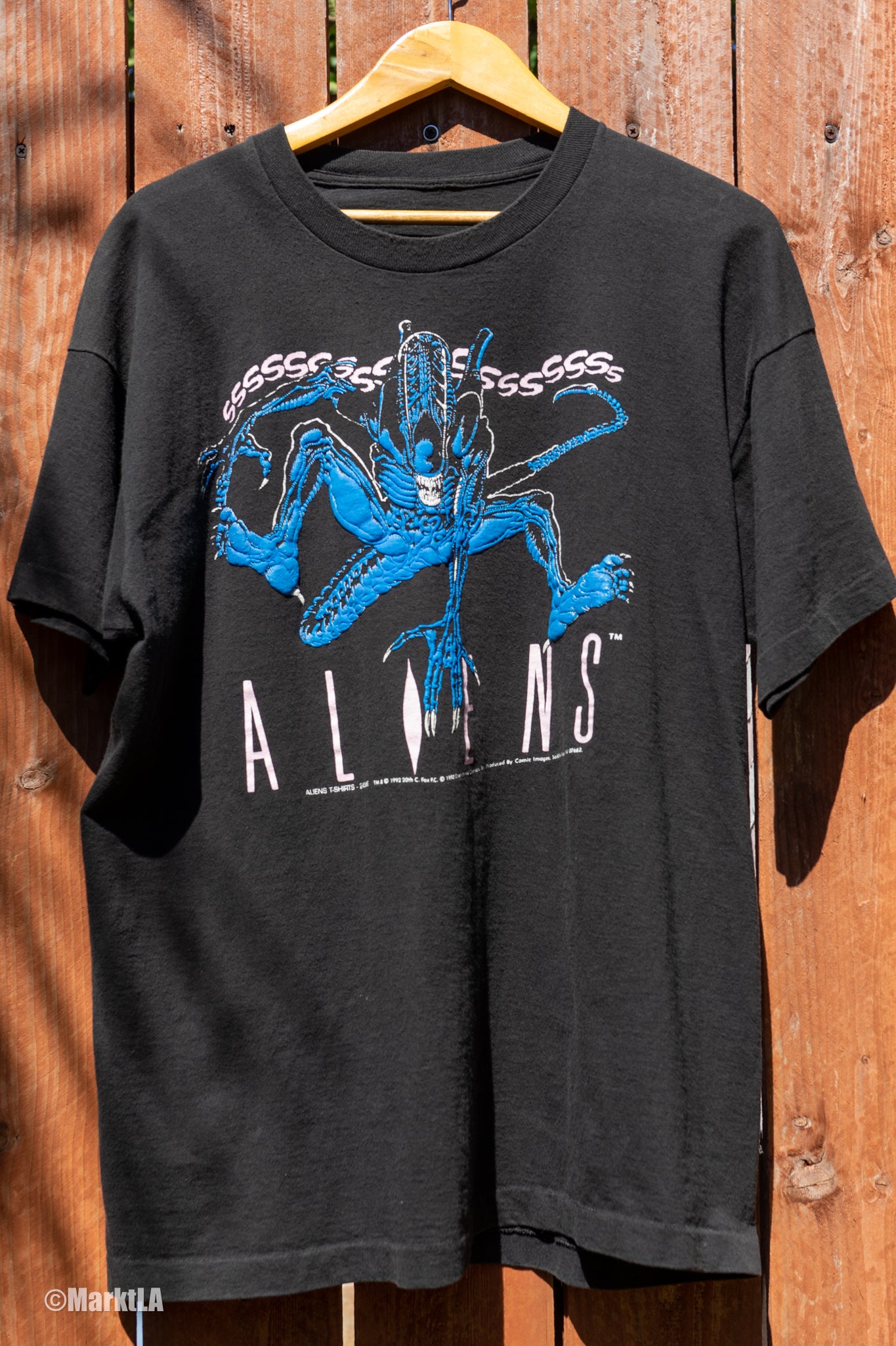 Vintage Aliens Movie Tee Puffy Print 1992