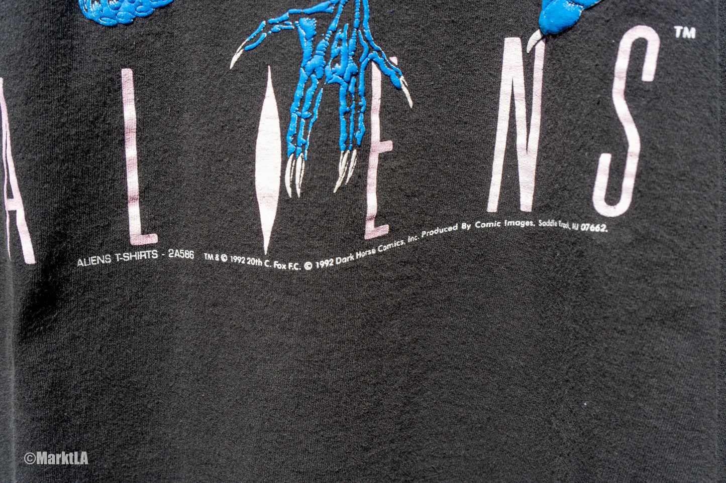 Vintage Aliens Movie Tee Puffy Print 1992