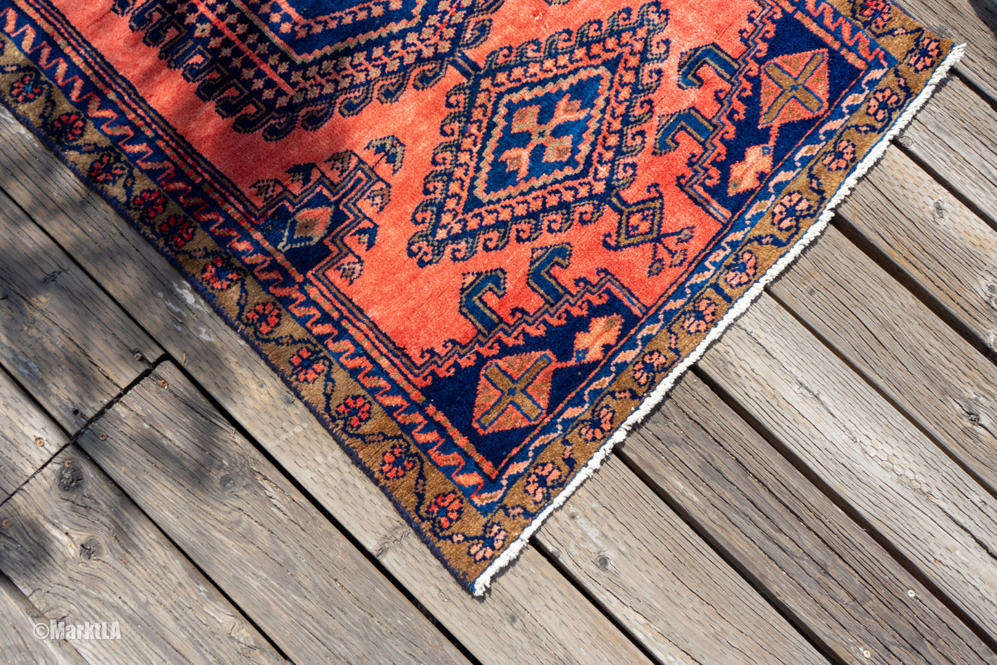 Vintage Persian Rectangular Rug