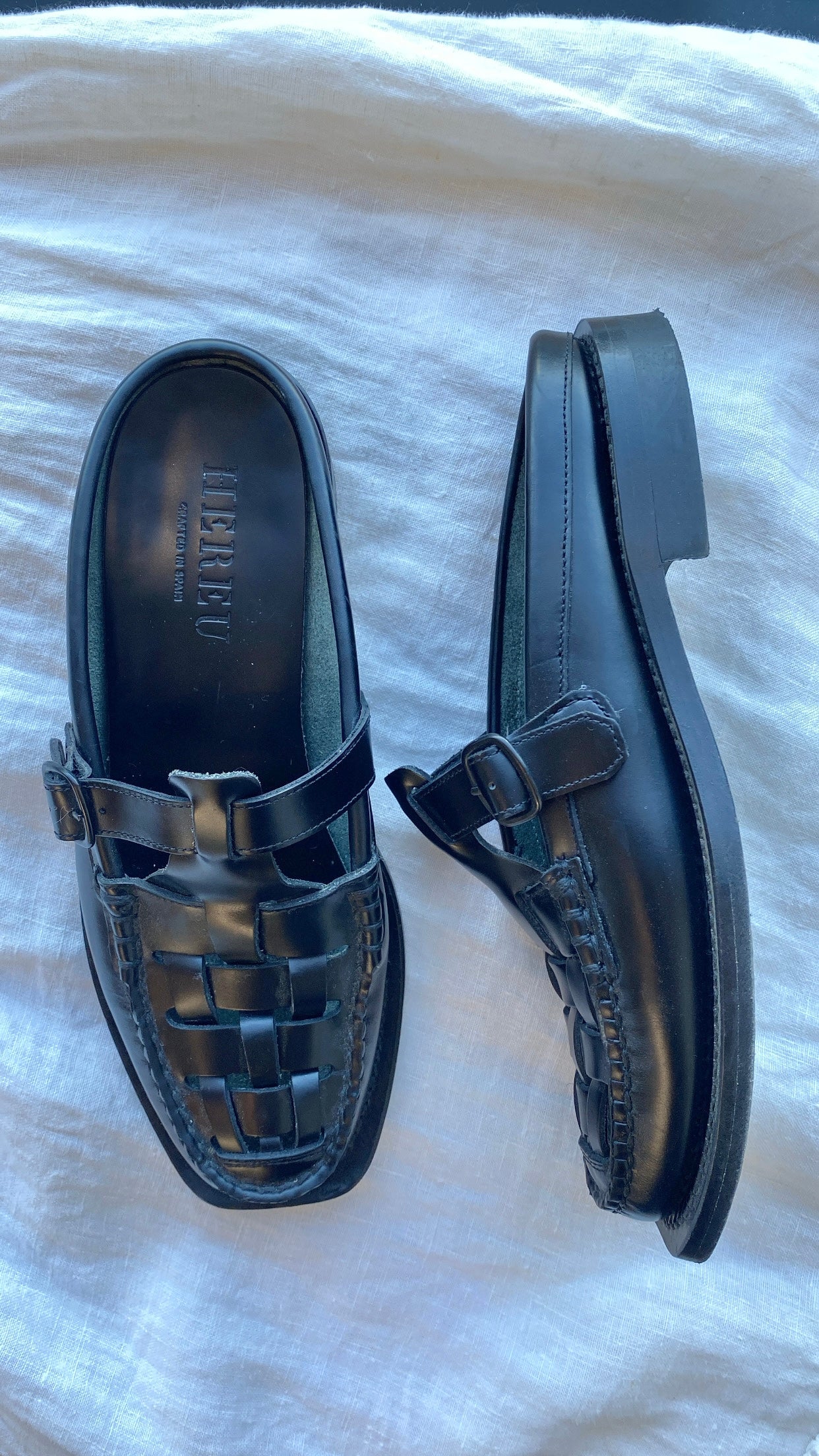 Hereu Bonell Leather Mules (Sz 40/US 9)
