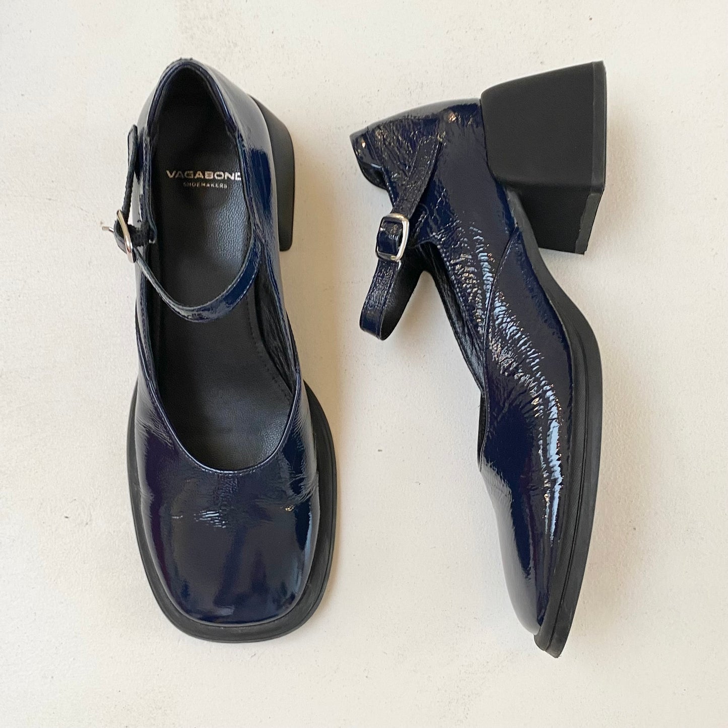 Vagabond Leather Mary Janes (Sz 37)