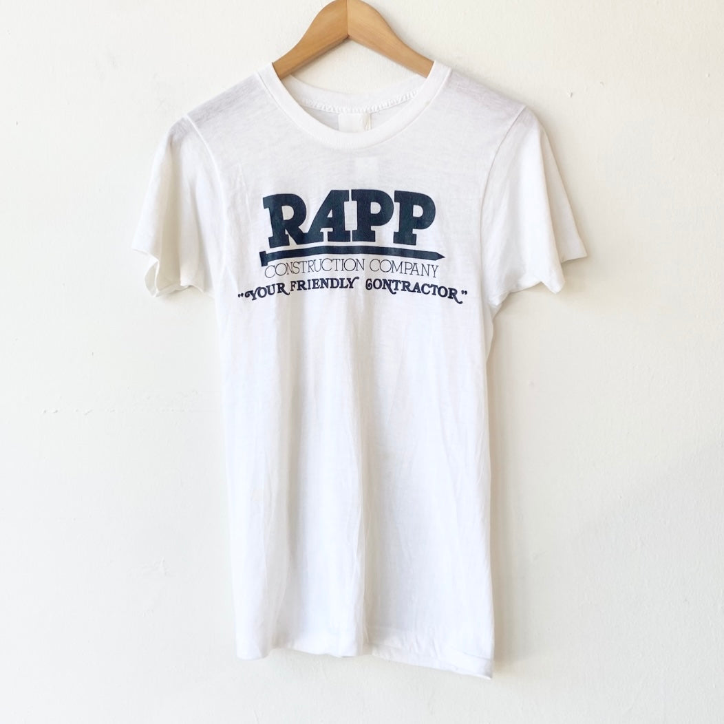 Vintage Rapp Construction Tee (S)