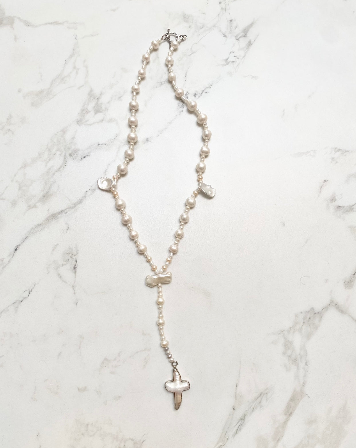 Mudd Pearl The Rosary Necklace