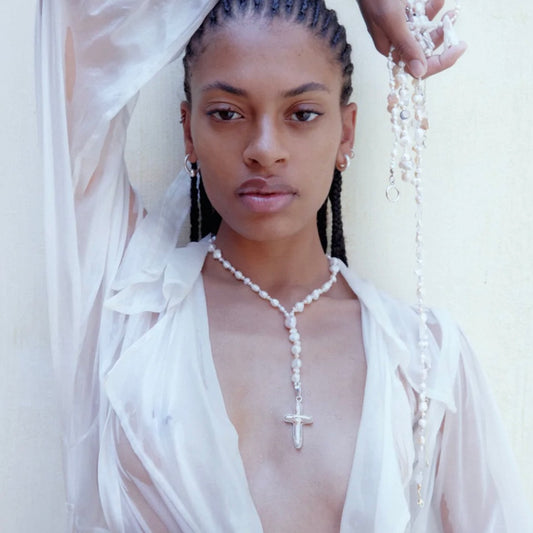 Mudd Pearl The Rosary Necklace