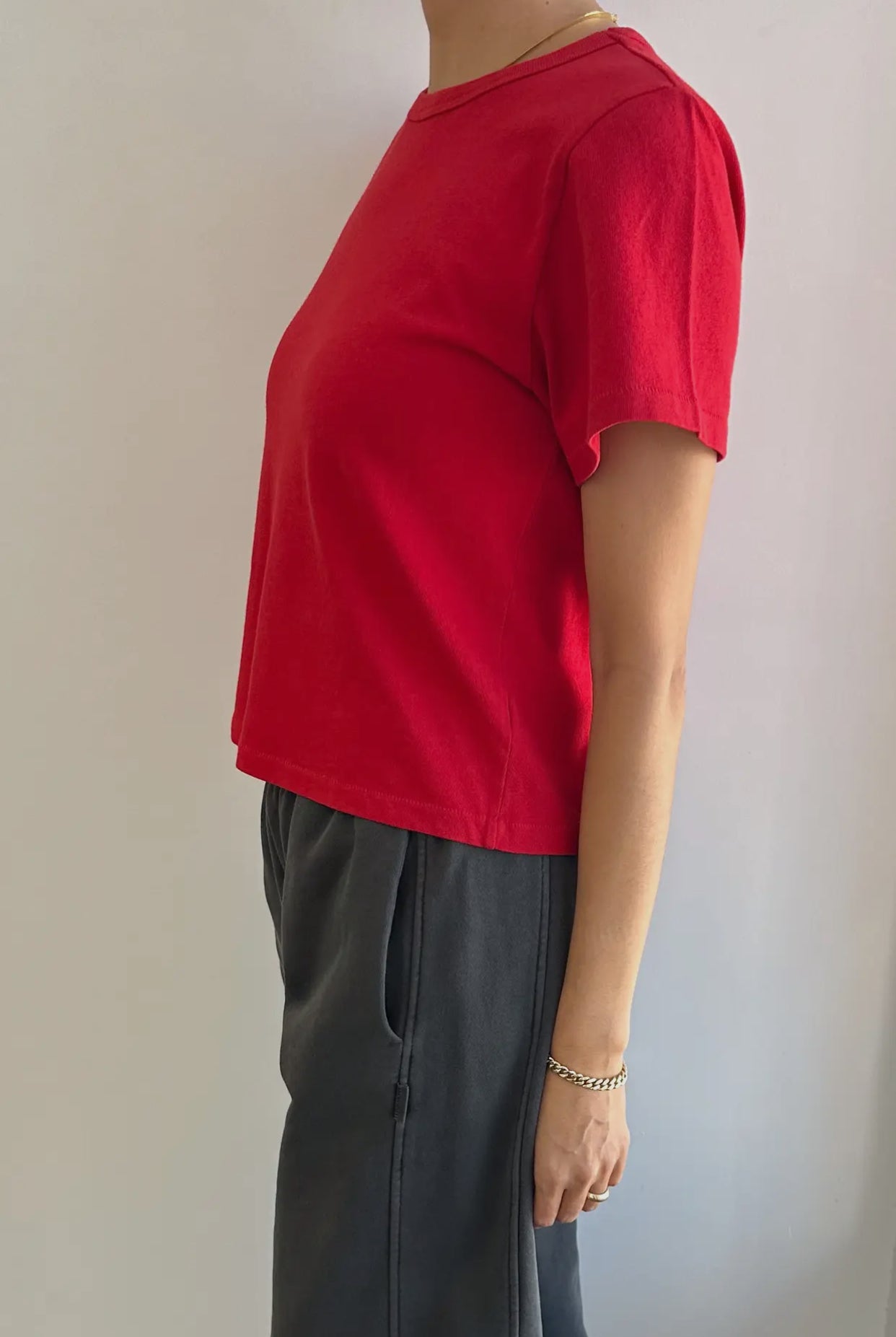 Le Bon Shoppe The Little Boy Tee in Chili