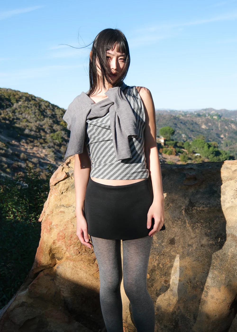 Geel Aria Skirt in Black