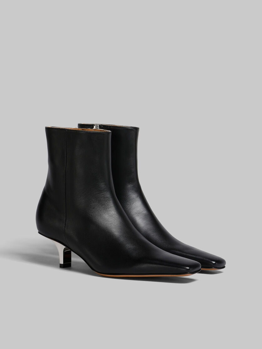 Marni Nappa Leather Heeled Ankle Boot (Sz 38)