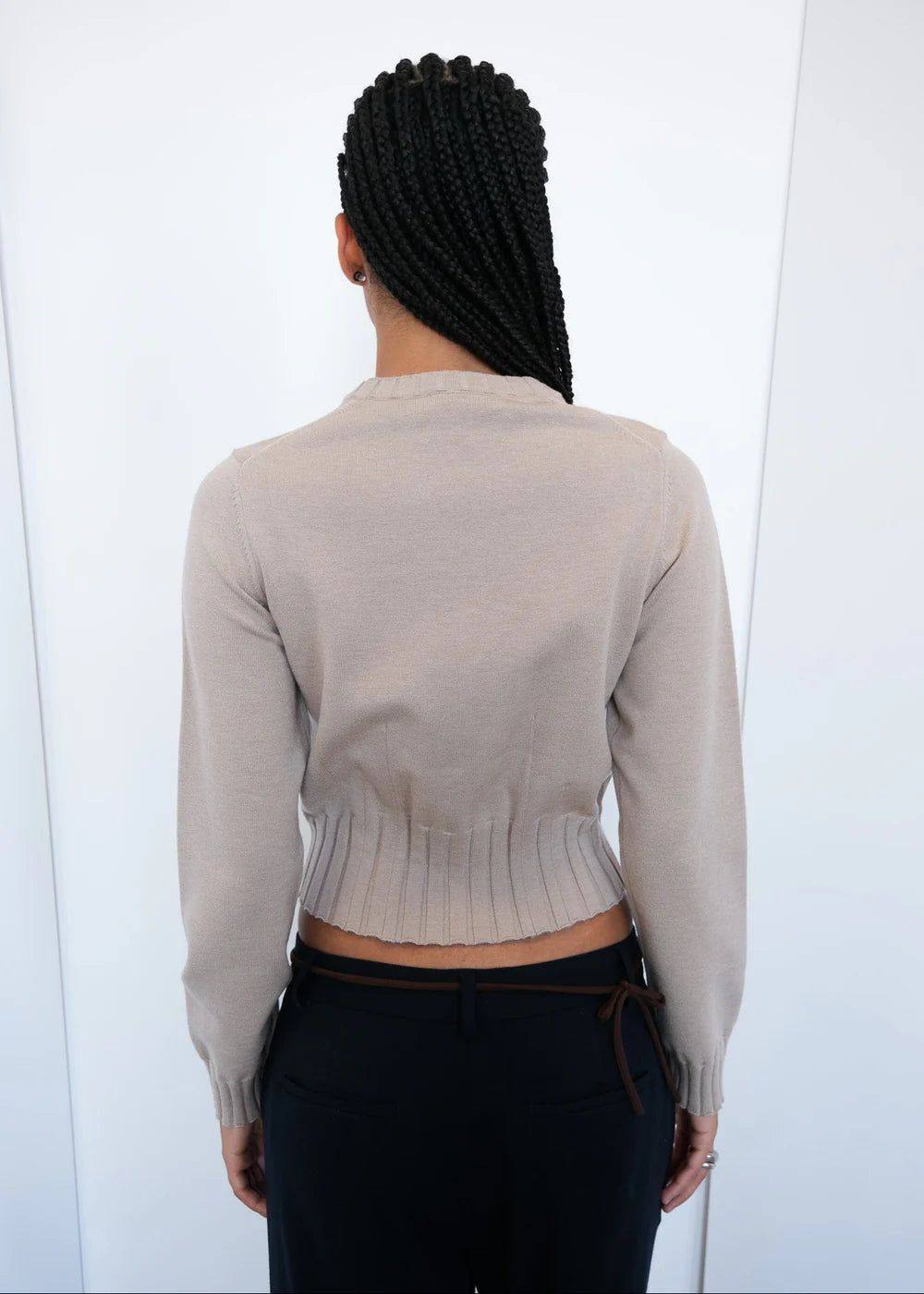 Geel Dennis Zip Cardigan