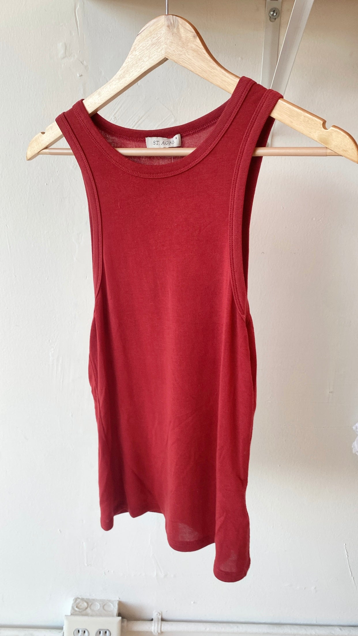 St. Agni Ribbed Tank (M)