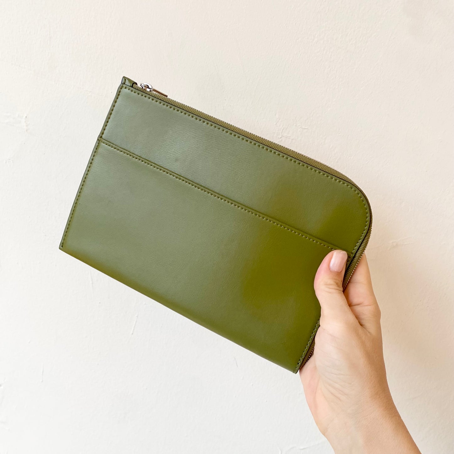 Ganni Leather Clutch