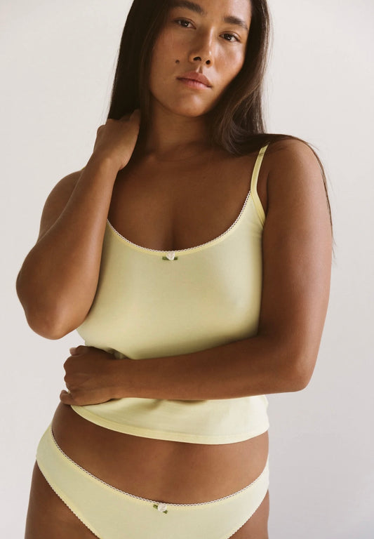 Rat Boi Scoop Back Cami in Butter