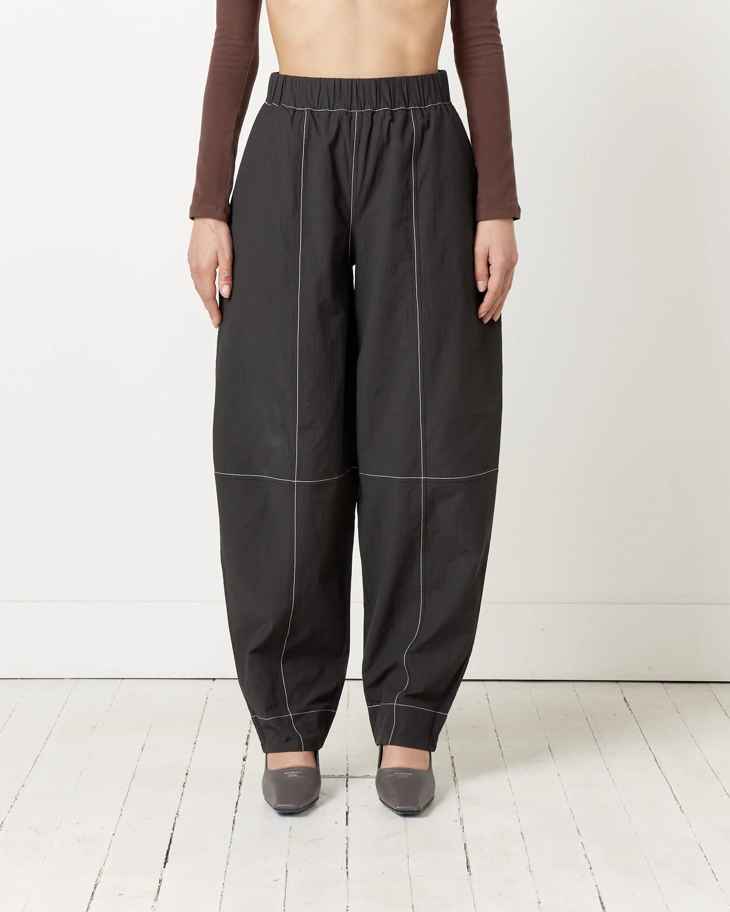 Ganni Curve Pant in black (L)