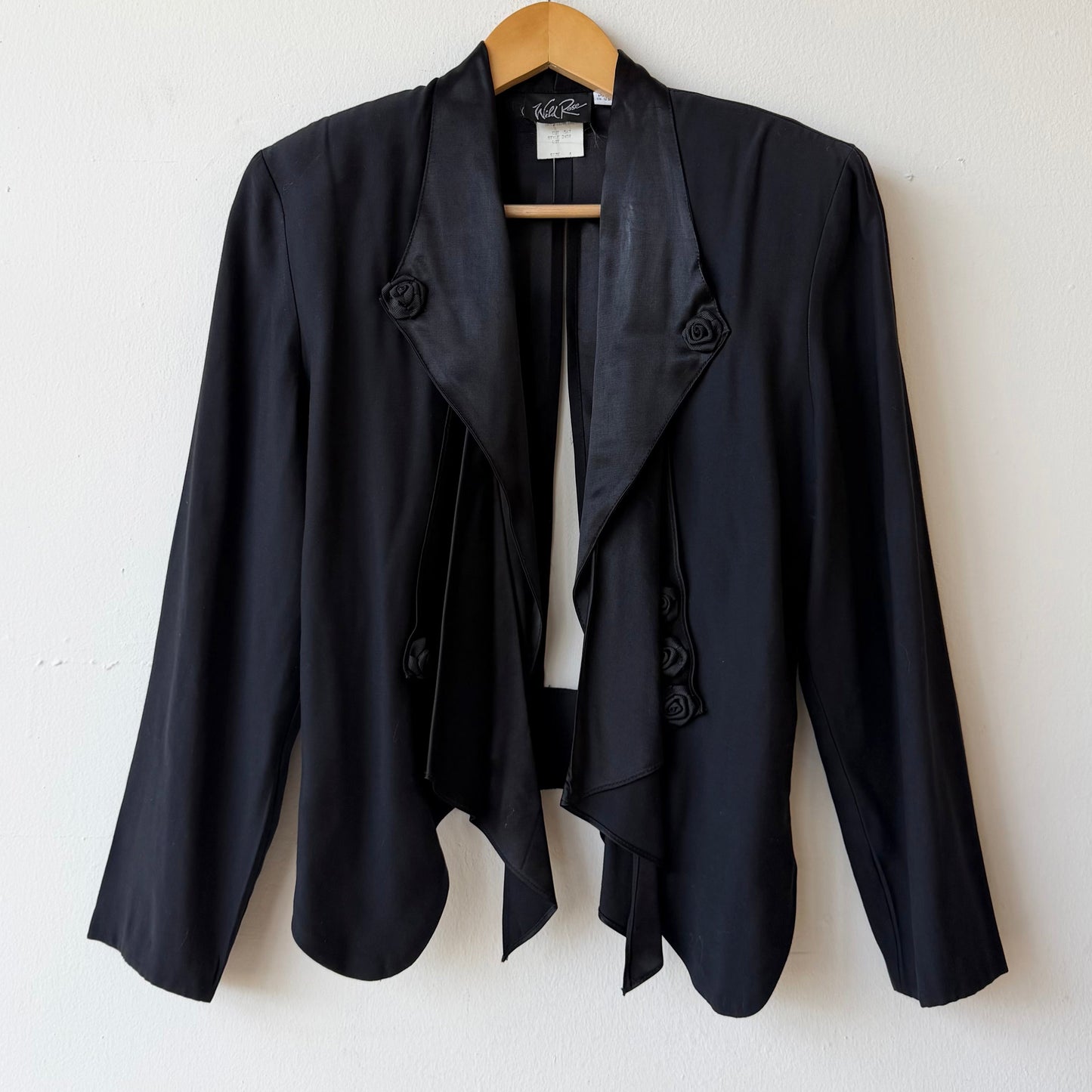 Vintage Rose Cutout Back Jacket (Sz 4)