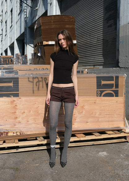 Geel Gem Cap Sleeve Tee