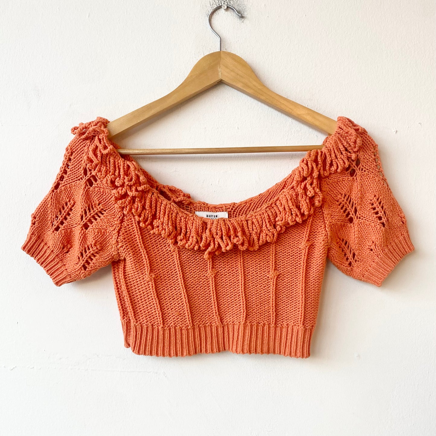Maryam Nassir Zadeh Knit Top (S)