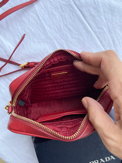 Prada Saffiano Mini Camera Bag