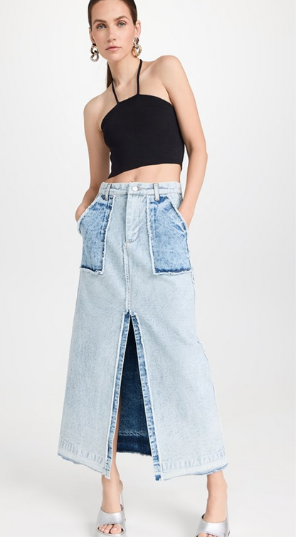 Sea New York Denim Skirt (Sz 8)