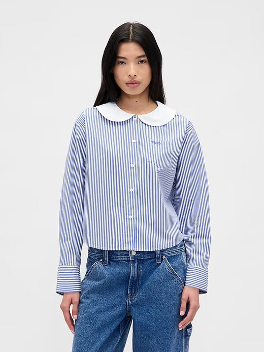 Sandy Liang x Gap Poplin Shirt (L)