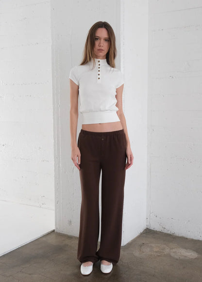 Geel Jasper Tee in White