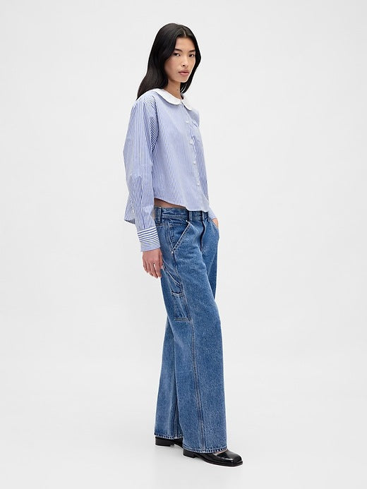 Sandy Liang x Gap Poplin Shirt (L)