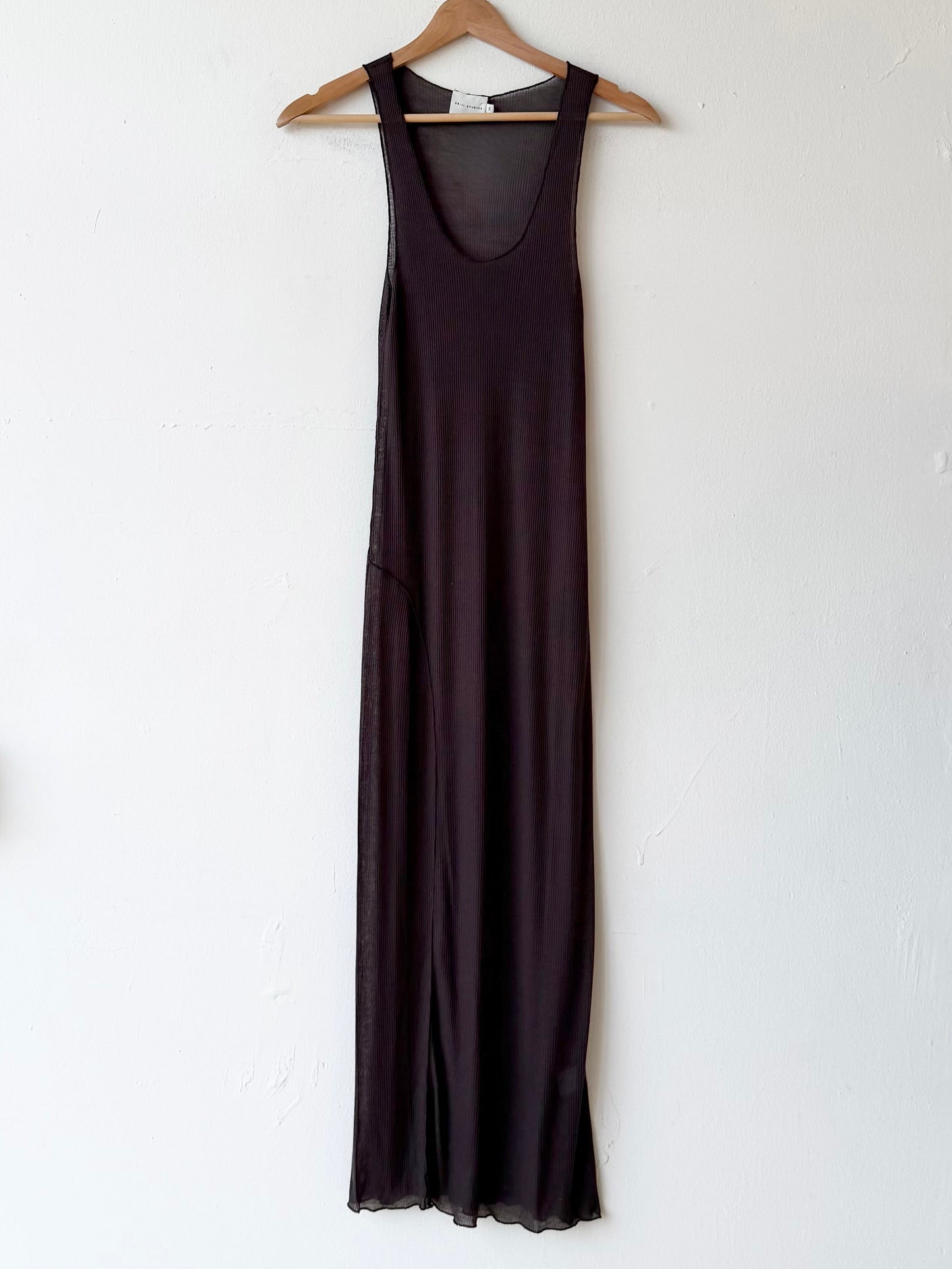 Deiji Studios Brown Singlet Dress (XS)