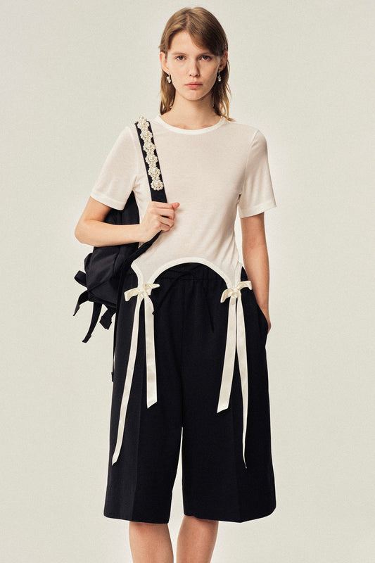 Simone Rocha Bow Tee (L)