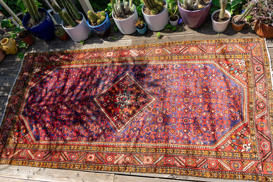 Large Vibrant Vintage Persian Rug