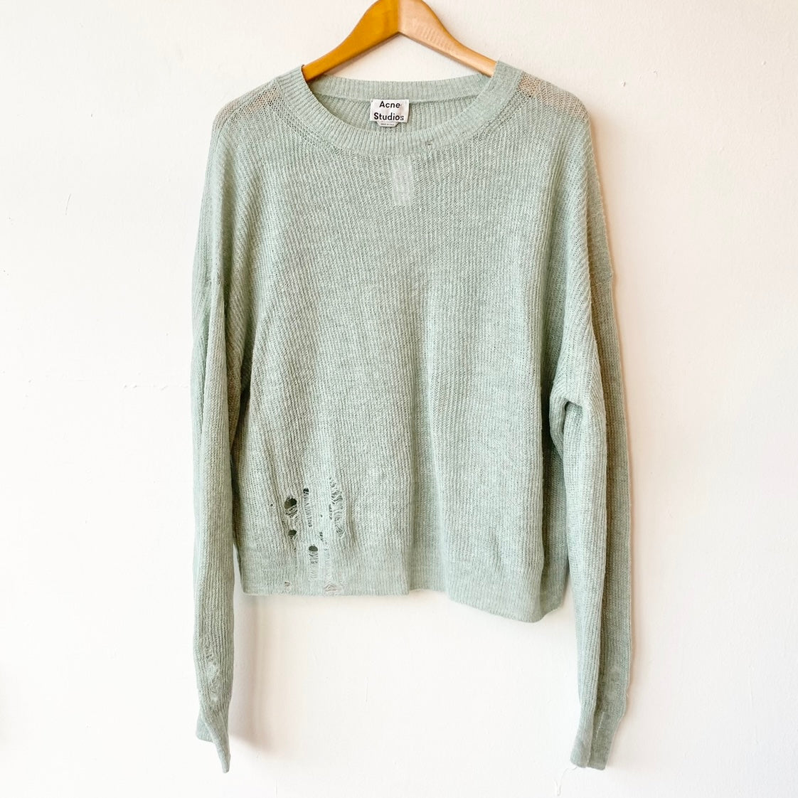 Acne Studios Aisha Distressed Sweater (S)