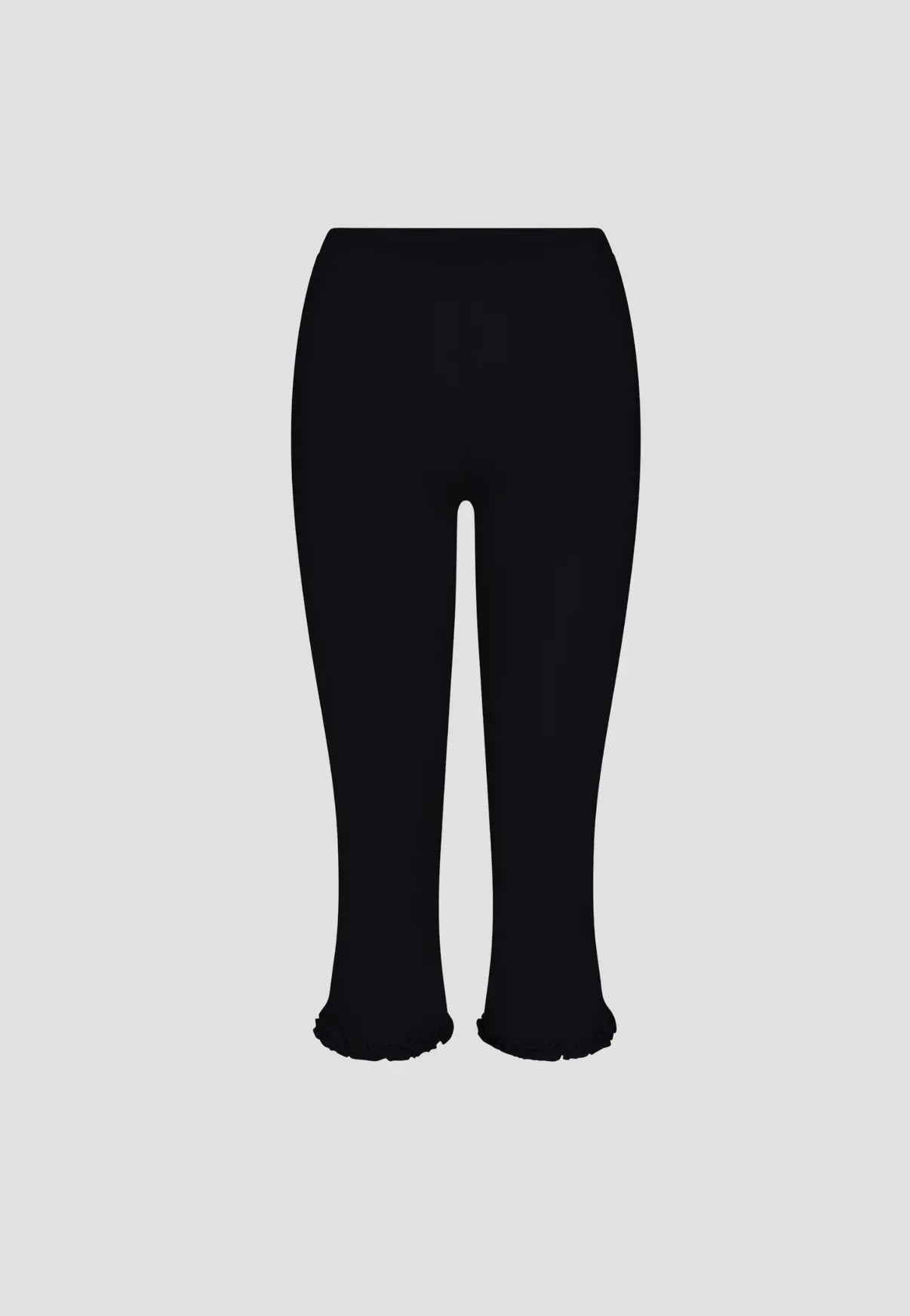 Rat Boi Ruffle Capri in Onyx