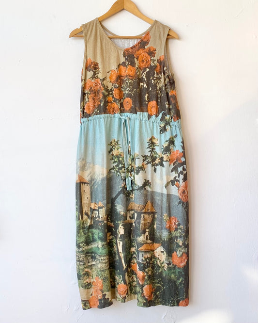 Anntian Printed Simple Dress (O/S)