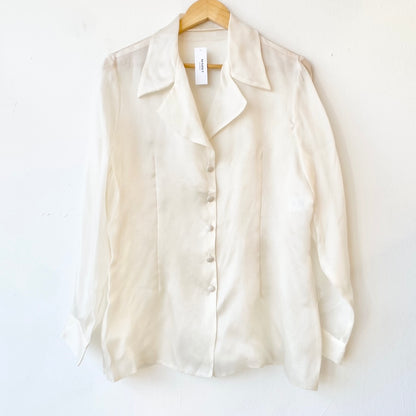 Vintage Ecaille Paris Organza Shirt (Sz 42/L)