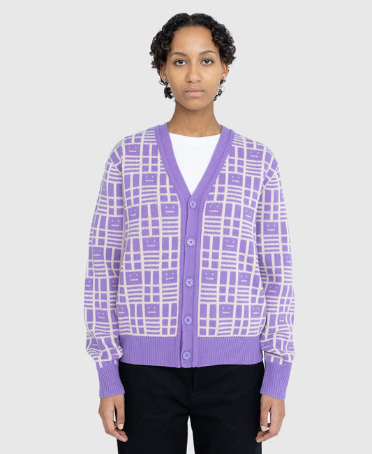 Acne Studios Face Checkerboard Cardigan (M)