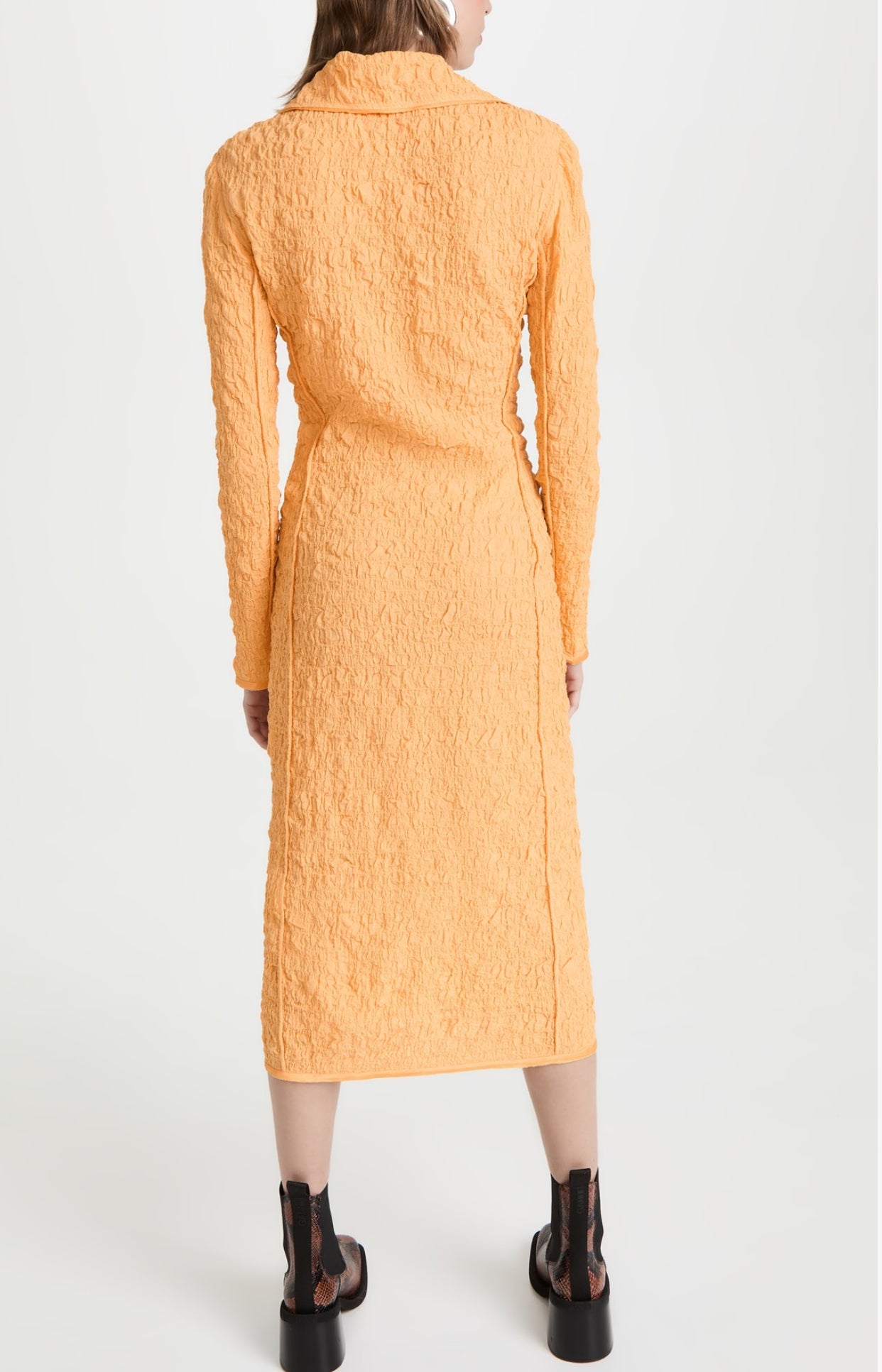 Acne Studios Seersucker Apricot Dress (M)