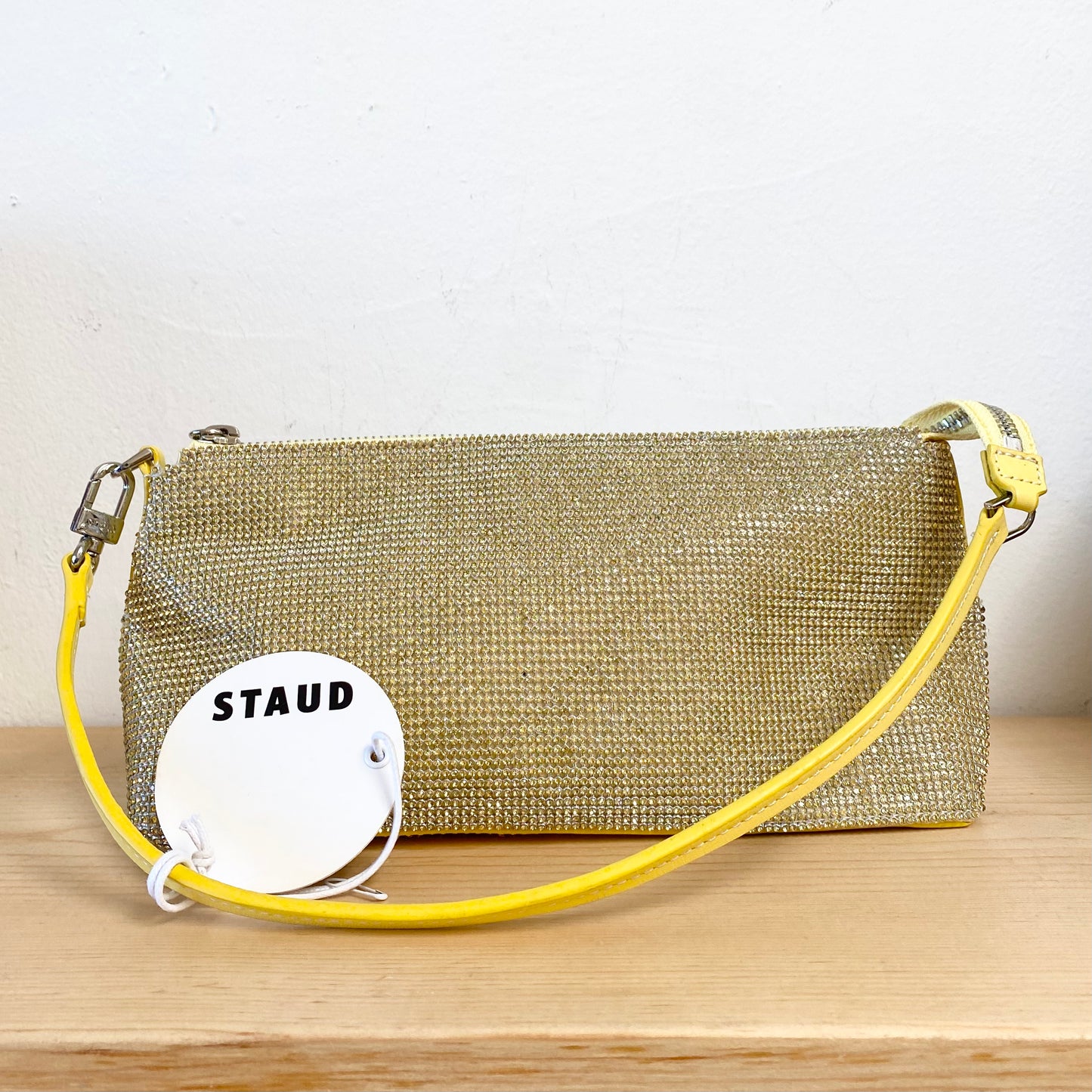 STAUD Crystal Shoulder Bag