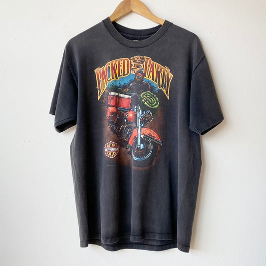 Vintage 1990 Harley Tee (L)