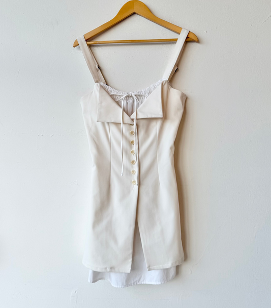 Koredoko The Parcel Dress in Cream