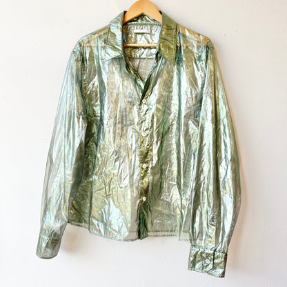 Our Legacy Lamé Gauze Company Shirt (XL)