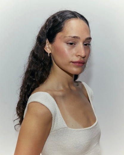 Pearle Knits Chubby Tank in Cream