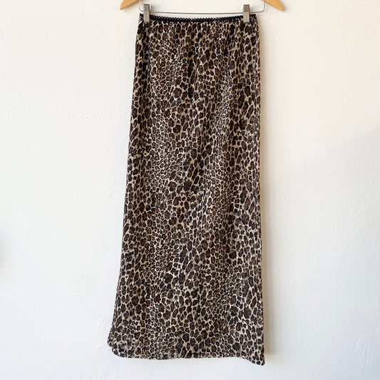 Lace Cheetah Skirt (XS)