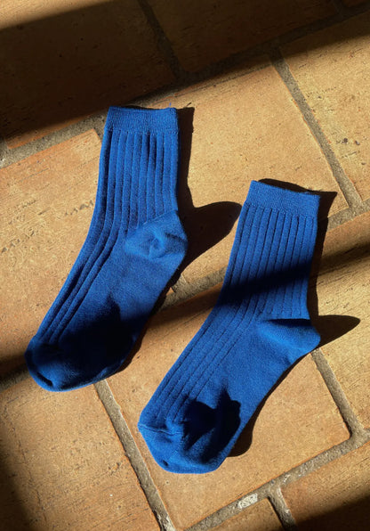 Le Bon Shoppe Her Socks in Cobalt