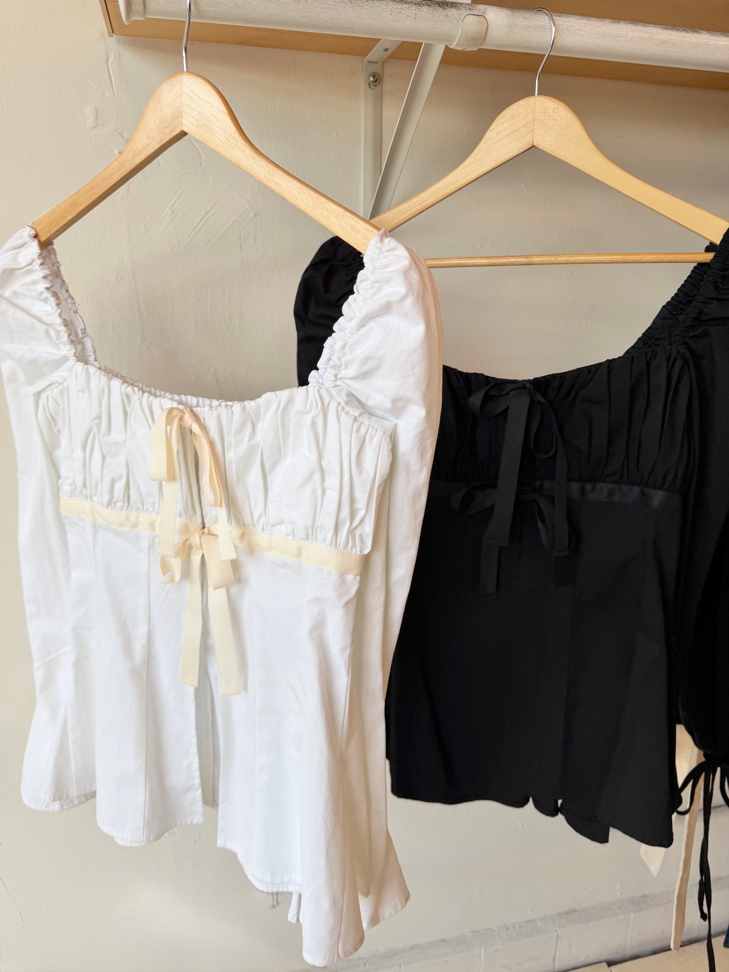 Koredoko The Peignoir Top in White