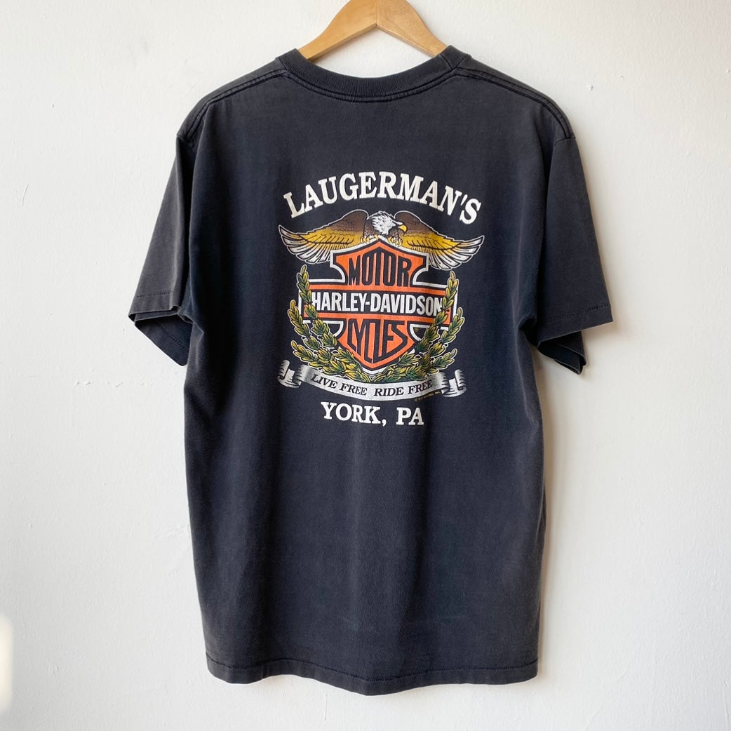 Vintage 1990 Harley Tee (L)