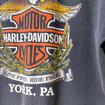 Vintage 1990 Harley Tee (L)