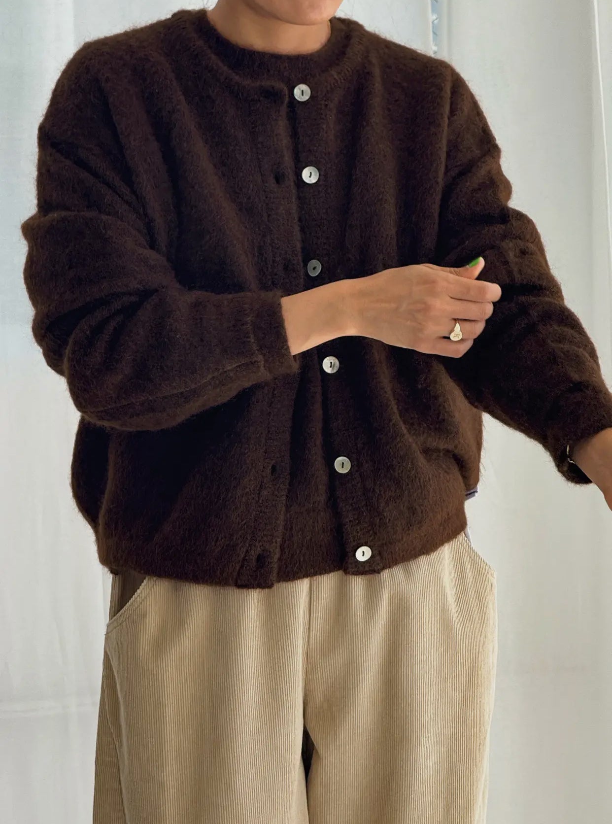 Le Bon Shoppe Leila Mohair Cardigan