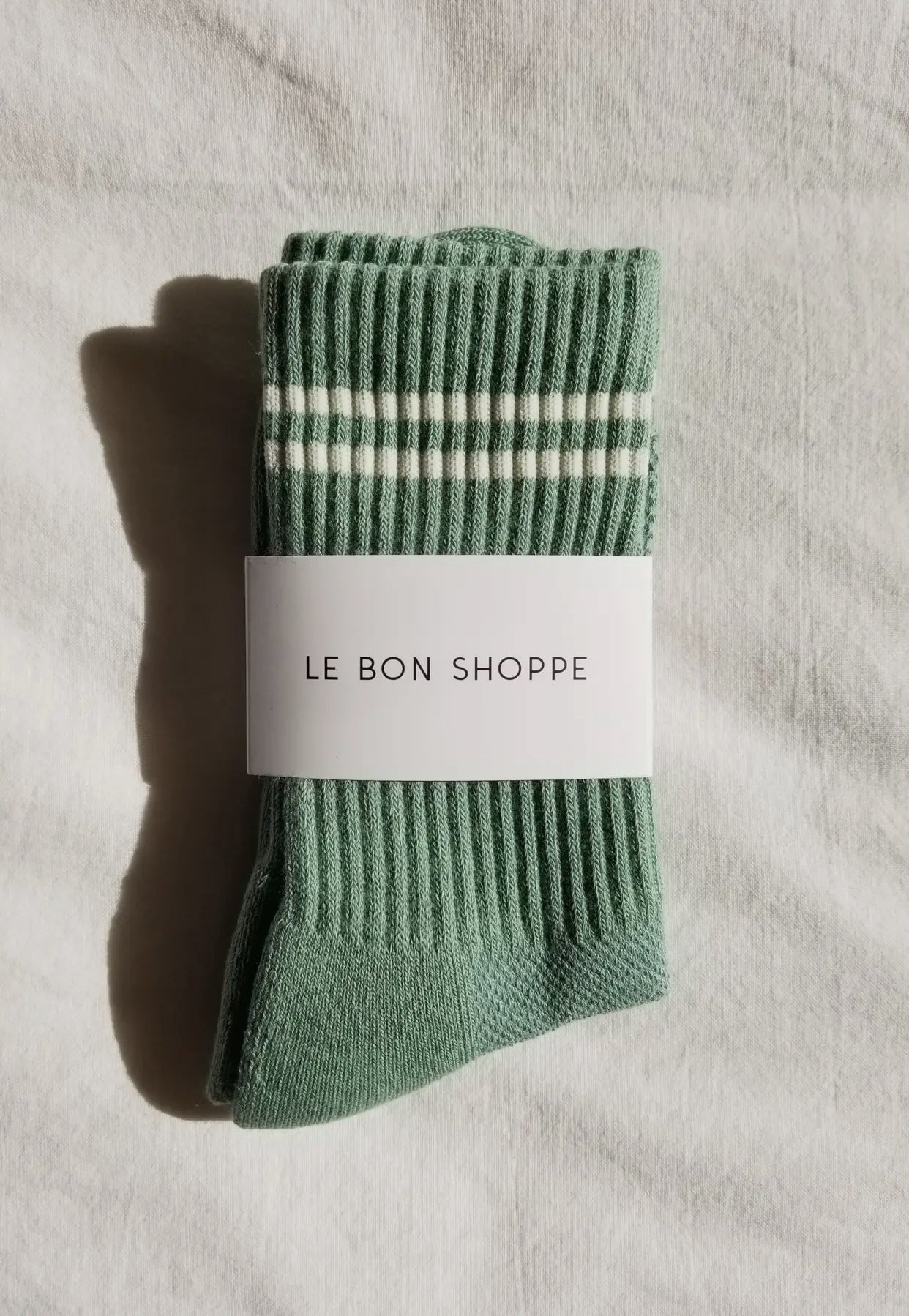 Le Bon Shoppe Boyfriend Socks in Moss