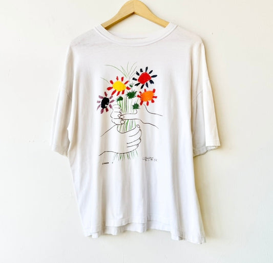Vintage 90s Picasso Art Tee (XL)